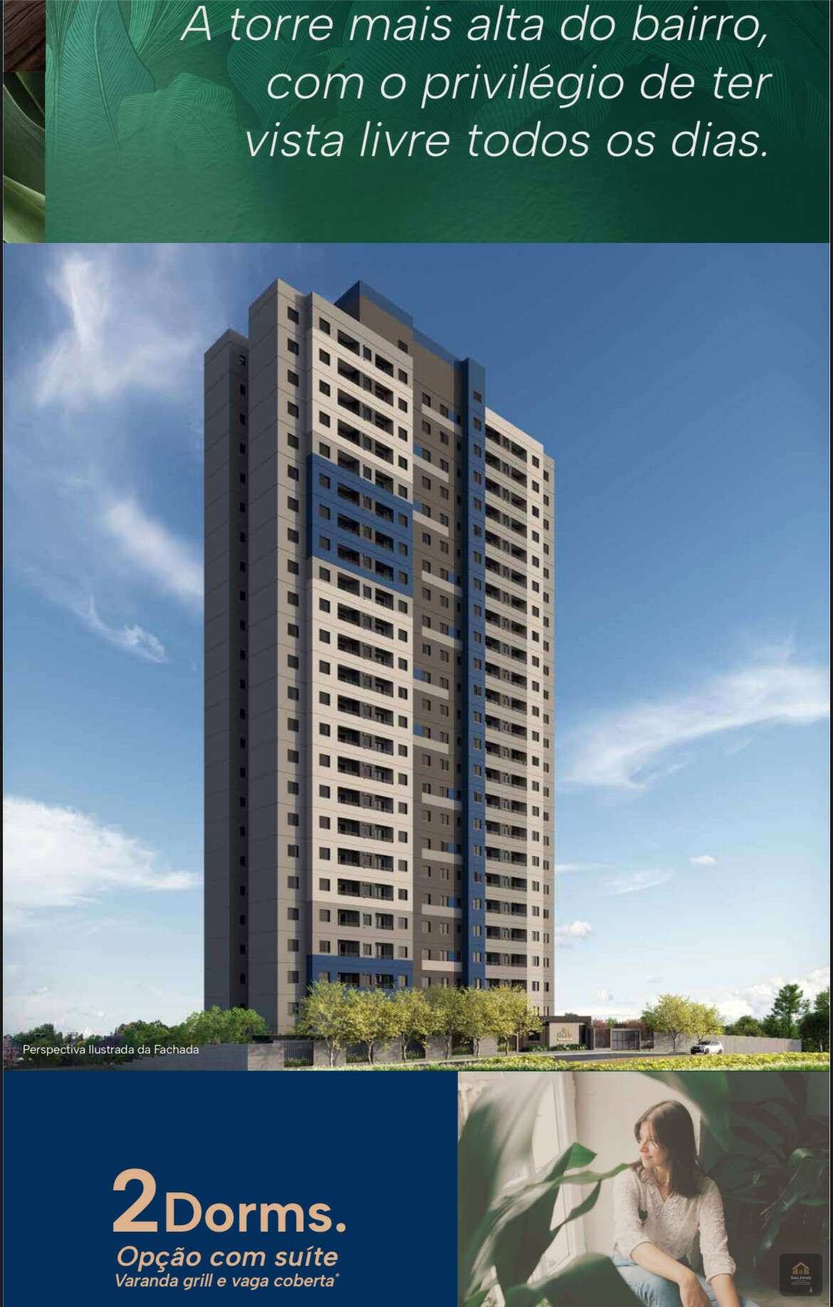 Apartamento à venda, no Alta Florada Residencial,  em Sorocaba, Além Ponte, com 2 quartos, 53,79m² - Daniela Dias dos Santos Negócios Imobiliários