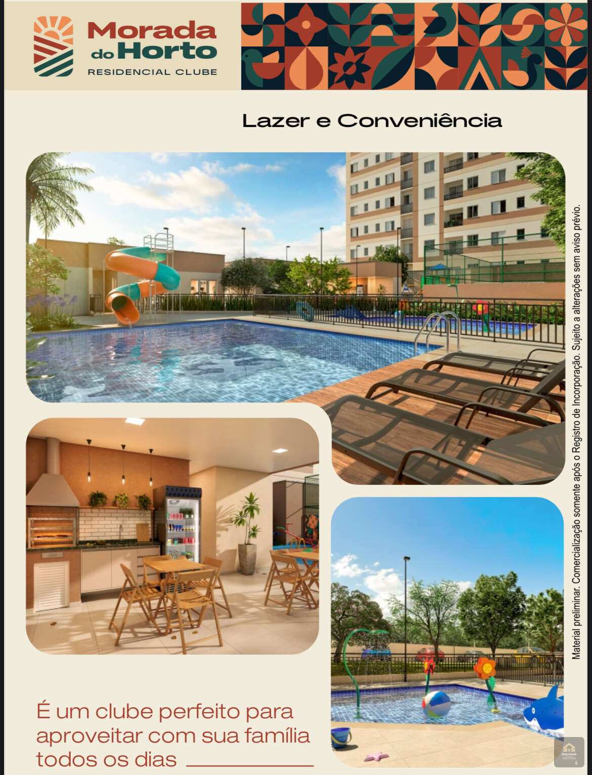 Apartamento à venda, no Residencial Morada do Horto,  em Sorocaba, Caguassu, com 2 quartos, 47,25m² - Daniela Dias dos Santos Negócios Imobiliários