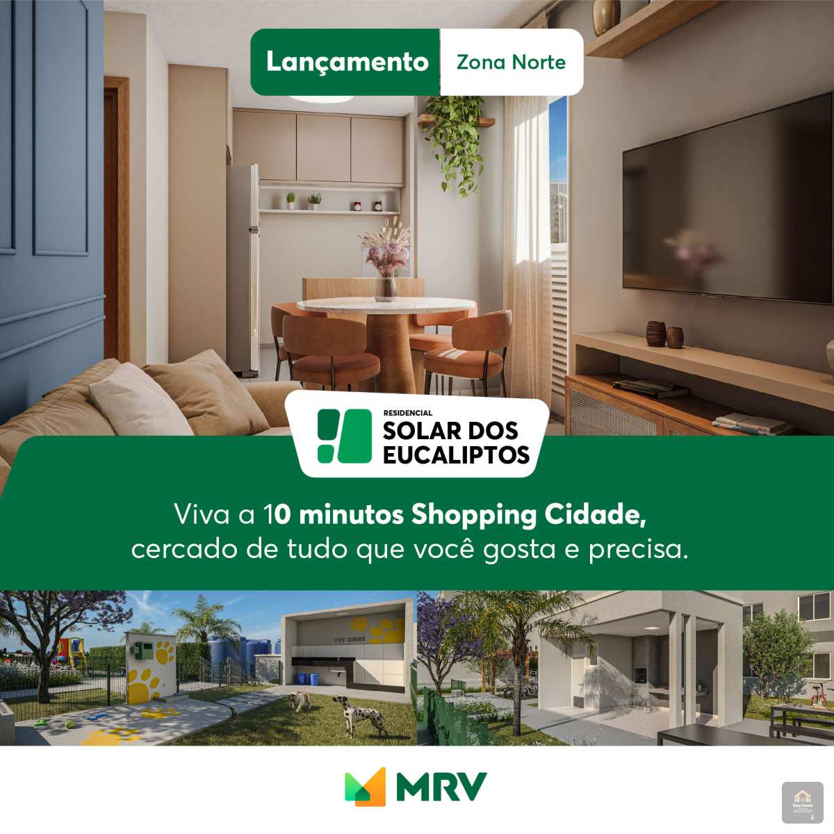 Apartamento à venda, no Residencial Solar dos Eucaliptos,  em Sorocaba, Jardim Eucalíptos, com 2 quartos, 40,83m² - Daniela Dias dos Santos Negócios Imobiliários