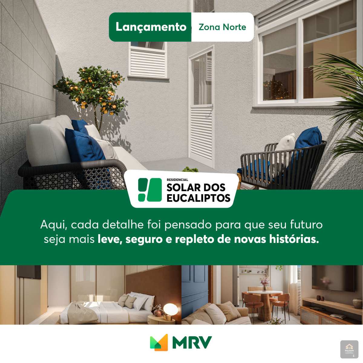 Apartamento à venda, no Residencial Solar dos Eucaliptos,  em Sorocaba, Jardim Eucalíptos, com 2 quartos, 40,83m² - Daniela Dias dos Santos Negócios Imobiliários