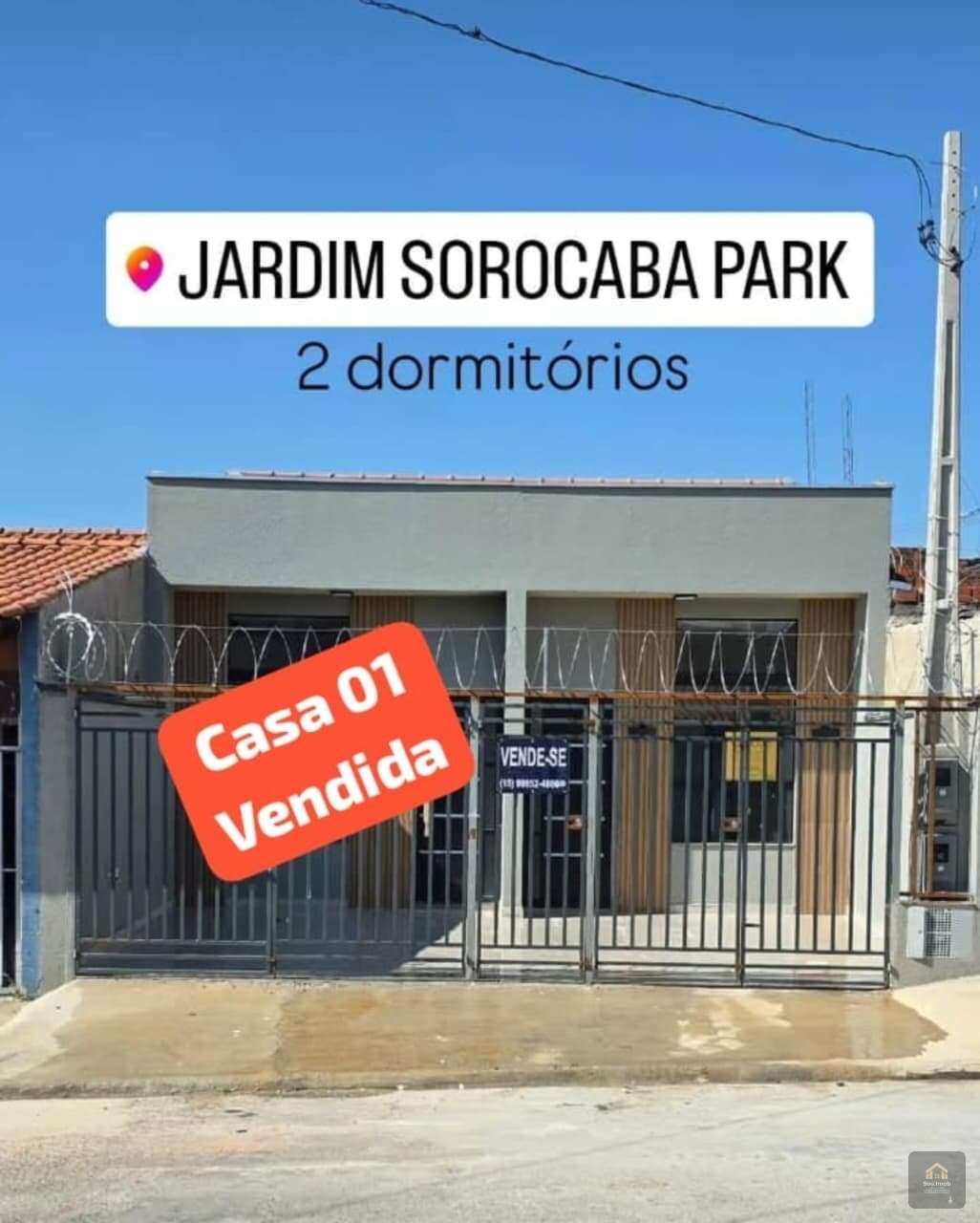 Casa geminada à venda em Sorocaba, Jardim Sorocaba Park, com 2 quartos, 50m²