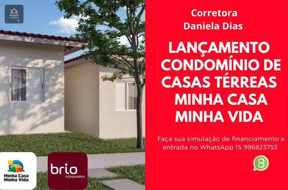 Casa de condomínio à venda, no Lar San Diego,  em Sorocaba, Vila Bom Jesus, com 2 quartos, 54,100m² - Daniela Dias dos Santos Negócios Imobiliários