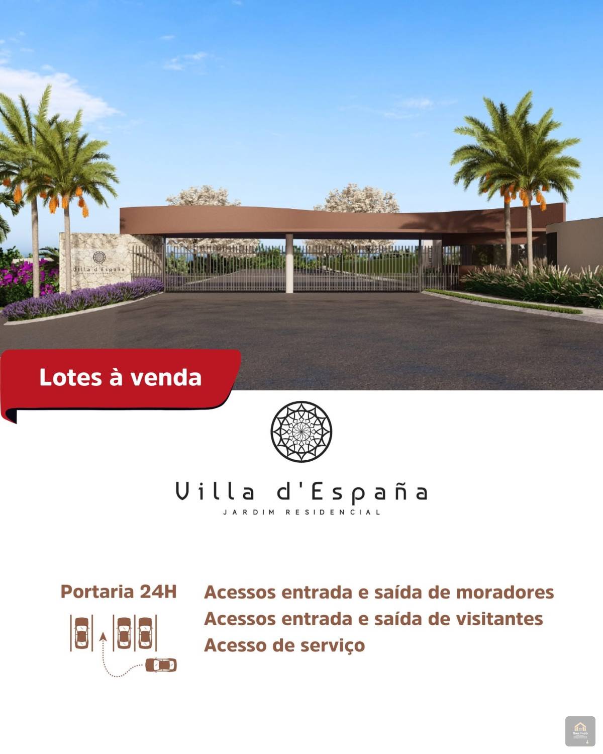 Lote em Condomínio à venda, no Jardim Residencial Villa D’España,  em Sorocaba, Jardim das Estrelas, 300m²