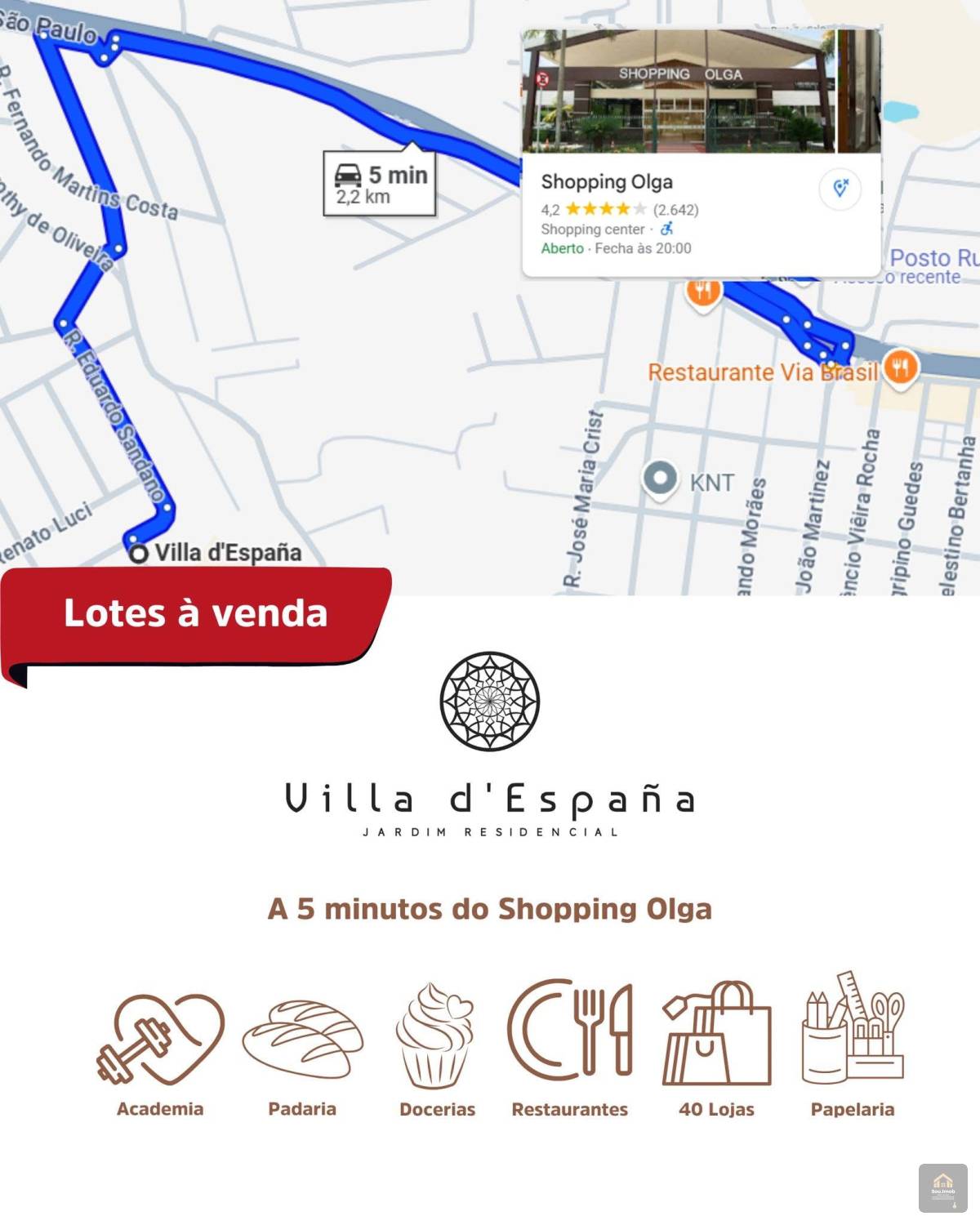Lote em Condomínio à venda, no Jardim Residencial Villa D’España,  em Sorocaba, Jardim das Estrelas, 300m² - Daniela Dias dos Santos Negócios Imobiliários