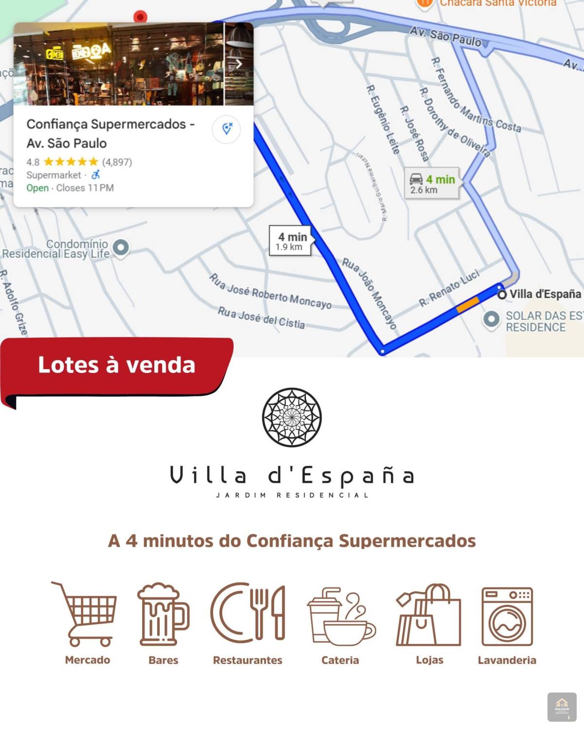 Lote em Condomínio à venda, no Jardim Residencial Villa D’España,  em Sorocaba, Jardim das Estrelas, 300m² - Daniela Dias dos Santos Negócios Imobiliários