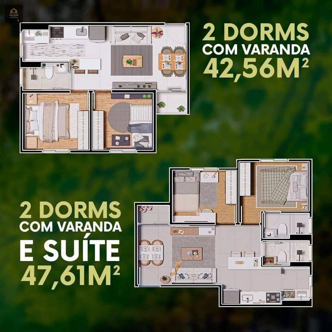 Park Ville Residencial, 42,56m², à venda em Sorocaba, Chácaras Reunidas São Jorge - Daniela Dias dos Santos Negócios Imobiliários
